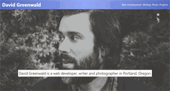 Desktop Screenshot of davidgreenwald.com