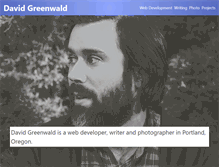 Tablet Screenshot of davidgreenwald.com